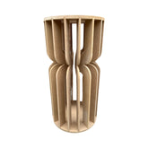 Wooden Round Slotted Pedestal RENTAL